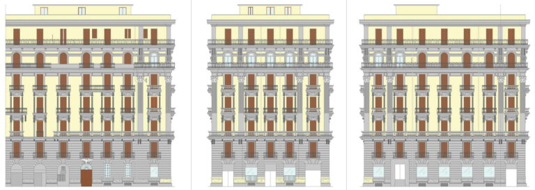2018 - Progettazione interventi recupero edilizio fabbricato storico Napoli